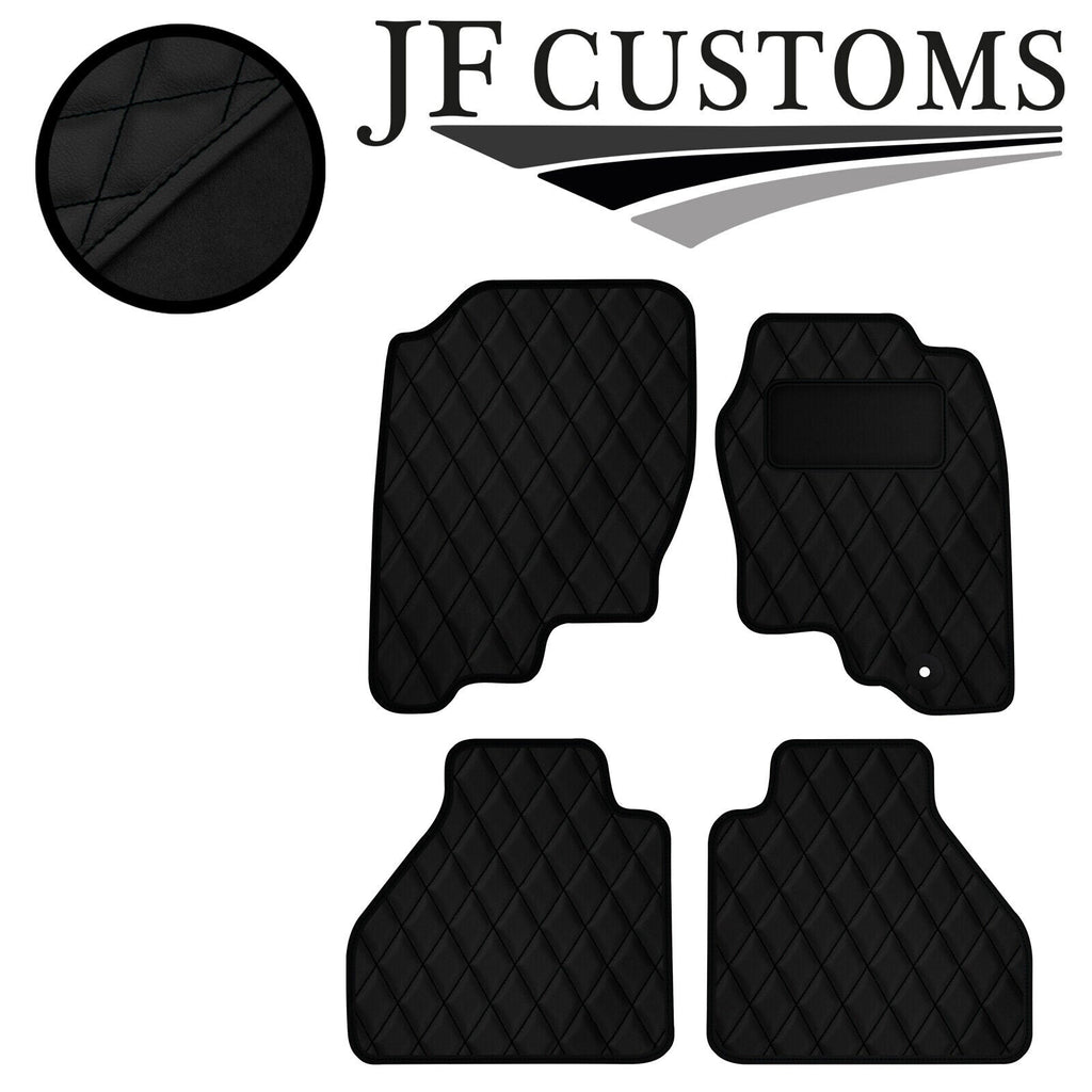 BLACK DIAMOND VINYL 4X TAILORED FLOOR CARPET FOR NISSAN NAVARA D40 05-10 JF1