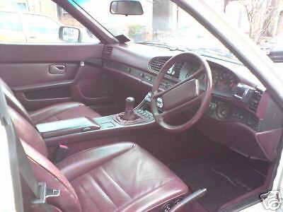 FITS PORSCHE 924 944 968 REAL BURGUNDY  LEATHER GEAR GAITER CUSTOM NEW