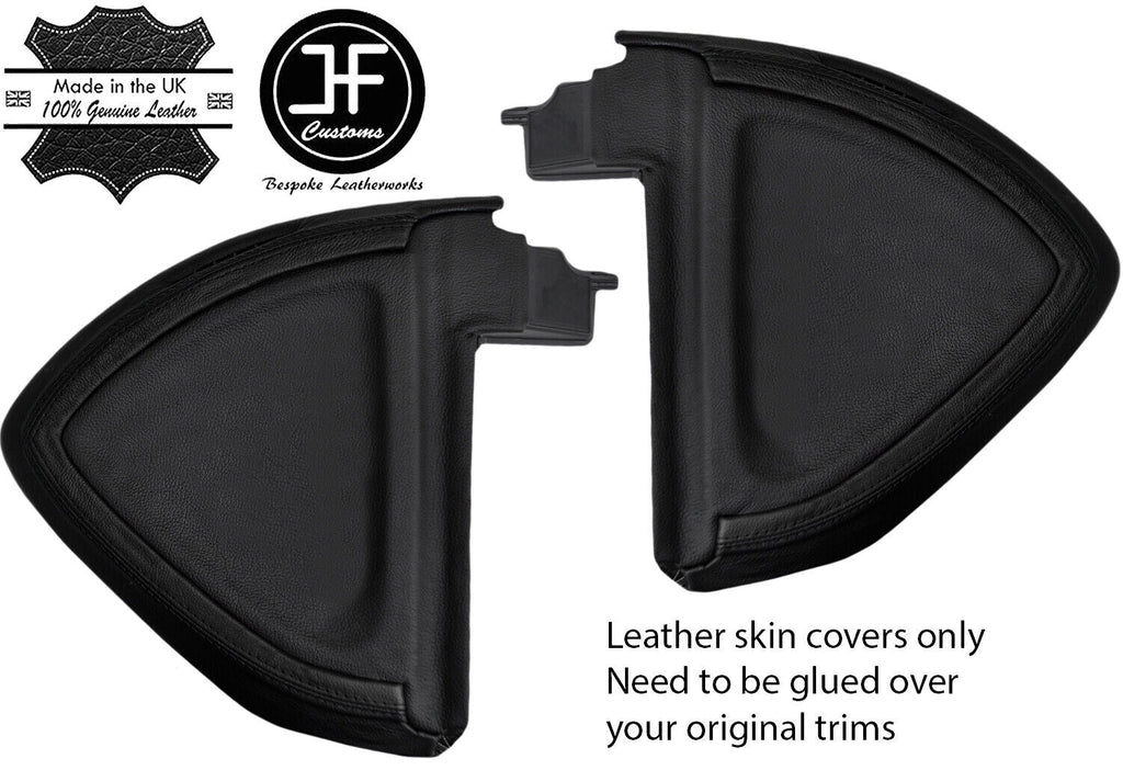 BLACK&BLACK STCH 2X END DASH SIDE TRIM LEATHER COVER FOR SMART FORTWO 451 07-14