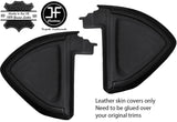 BLACK&BLACK STCH 2X END DASH SIDE TRIM LEATHER COVER FOR SMART FORTWO 451 07-14