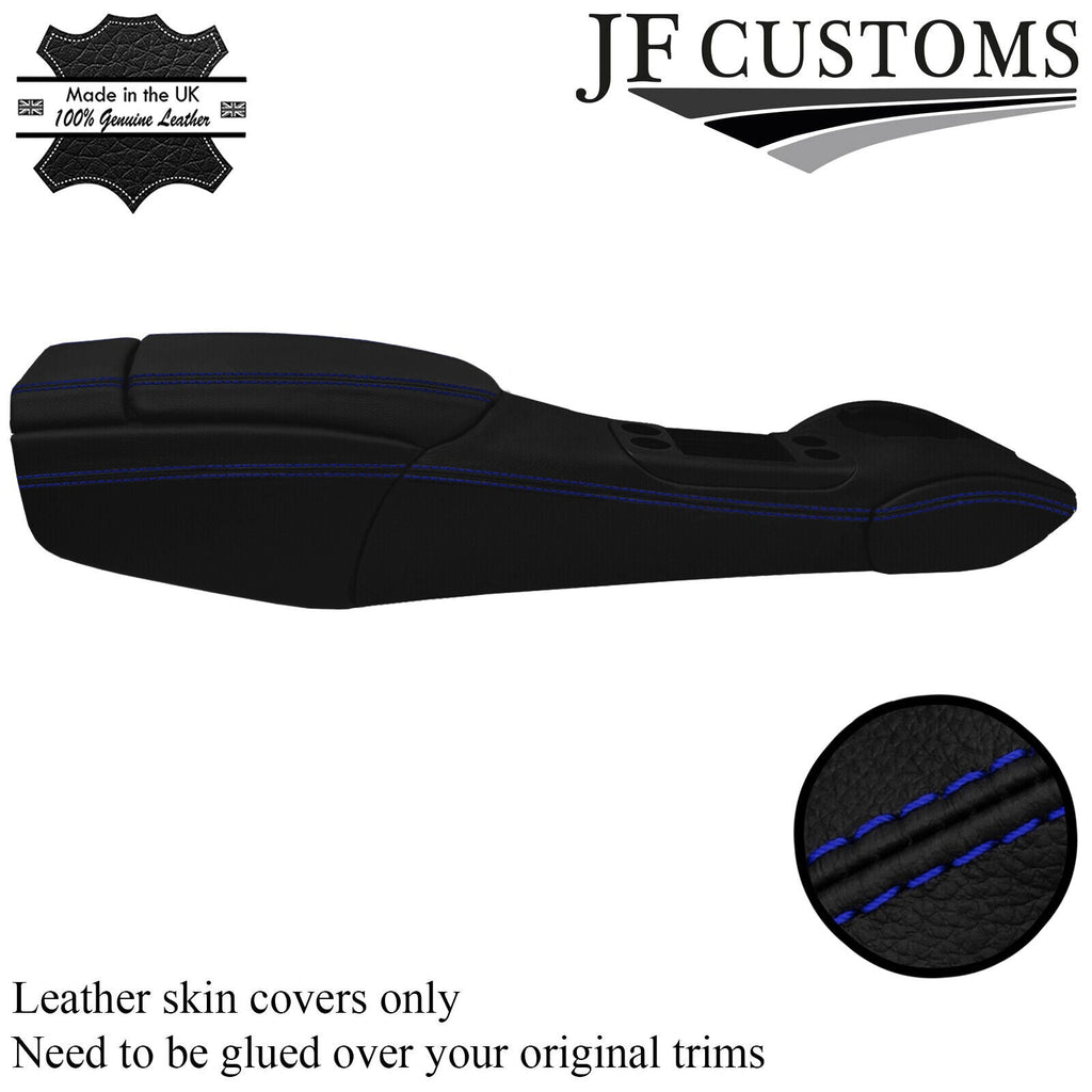 BLUE STITCH FULL CENTRE CONSOLE LEATHER COVERS FITS PORSCHE CARRERA 996 97-04