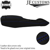 BLUE STITCH FULL CENTRE CONSOLE LEATHER COVERS FITS PORSCHE CARRERA 996 97-04