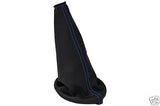 FITS CITROEN SAXO VTR /VTS LEATHER GEAR GAITER BLUE STITCH CUSTOM NEW MADE IN UK
