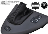 BLACK STITCH AUTO AUTOMATIC LEATHER GEAR GAITER FITS BMW 6 SERIES E63 E64 04-06