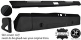BLACK STITCH DASH DASHBOARD KIT LEATHER&SUEDE COVERS FOR DEFENDER 90 110 83-06