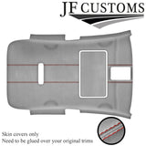 D RED STITCH L GREY SUEDE SUNROOF HEADLINER FOR VW GOLF MK6 09-14 3 DOOR