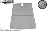 RED STITCH ROOF+SUN ROOF HEADLINING LIGHT GREY LUXE COVER FOR PEUGEOT 205 MK2