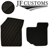 YELLOW DIAMOND STITCH VINYL 4XTAILORED FLOOR CARPET FOR SUZUKI SWIFT 05-10 JF1