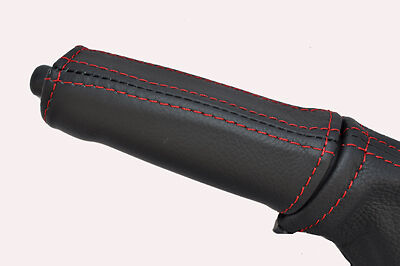 red stitch FITS LAND ROVER RANGE ROVER P38 95-2002 HANDBRAKE HANDLE COVER ONLY