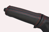 red stitch FITS LAND ROVER RANGE ROVER P38 95-2002 HANDBRAKE HANDLE COVER ONLY