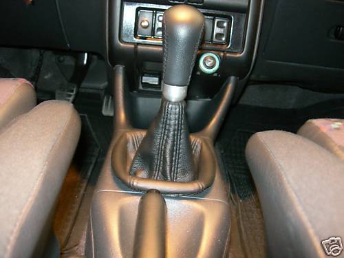 FITS VW GOLF MK3 MK 3 III GTI REAL LEATHER GEAR GAITER SOFT CUSTOM NEW