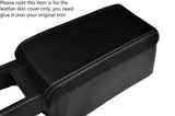 GREY STITCHING ARMREST LID LEATHER SKIN COVER FITS MAZDA RX7 FC 1986-1987