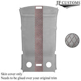 DSG2 D RED STITCH L GREY LUXE SUEDE HEADLINER COVER FOR BMW E36 90-99 TOURING