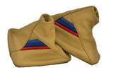 FITS BMW E36 E46 TAN GEAR+HANDBRAKE GAITER LEATHER 91-05 CUSTOM NEW MADE IN UK