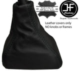 BLACK STITCHING LEATHER MANUAL GEAR GAITER FOR VAUXHALL OPEL VECTRA B 1996-2002