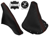 RED STITCH FOR NISSAN 200 SX SILVIA S14 95-1998 GEAR HANDBRAKE GAITER LEATHER