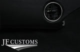 BLACK STITCH LEATHER 2X FRONT DASH TRIM COVERS FITS MAZDA MX5 MK3 NC 05-14