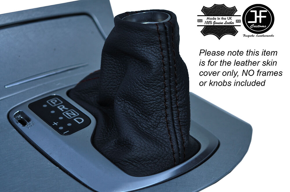 BLACK STITCH AUTO AUTOMATIC SKIN GEAR GAITER SHIFT BOOT FITS INFINITI G37 08-14