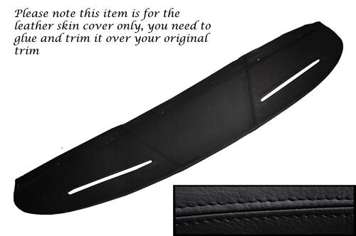 BLACK STITCHING TOP DASH DASHBOARD LEATHER SKIN COVER FITS MG MGB GT CUSTOM NEW