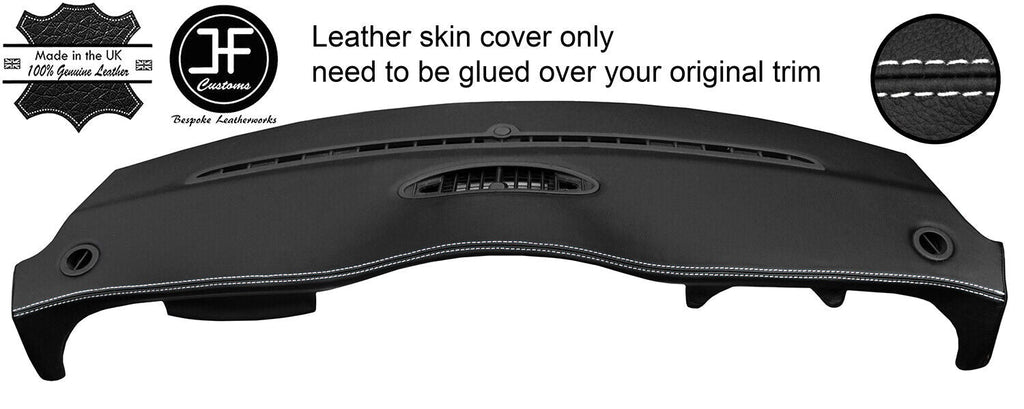 WHITE STITCH TOP DASH LEATHER COVER FOR BMW MINI R50 R52 R53 04-06 FACELIFT