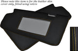 YELLOW  STITCH FITS NISSAN 350Z FAIRLADY 2X SUN VISORS LEATHER COVERS ONLY