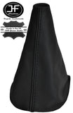 BLACK STITCHING REAL LEATHER MANUAL GEAR GAITER FITS RENAULT CLIO III 2006-2012