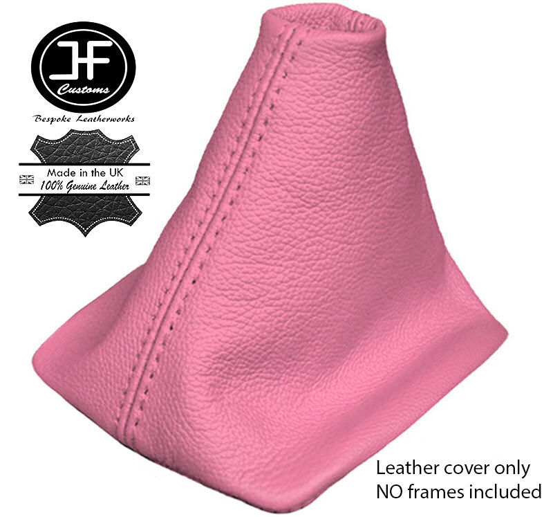 PINK REAL LEATHER MANUAL GEAR GAITER FOR VW NEW BEETLE 1998-2011 CUSTOM NEW