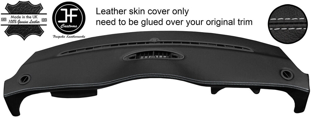 GREY STITCH TOP DASH REAL LEATHER COVER FOR BMW MINI R50 R52 R53 04-06 FACELIFT