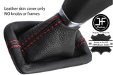 RED STITCH LEATHER AUTO AUTOMATIC GEAR GAITER FITS HYUNDAI SANTA FE 2013-2018