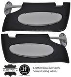 WHITE STITCH FITS BMW MINI R50 R53 ONE COOPER S 01-03 2X SUN VISORS COVERS