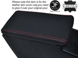 RED STITCH ARMREST LID LEATHER SKIN COVER FITS MITSUBISHI STARION 1982-1990