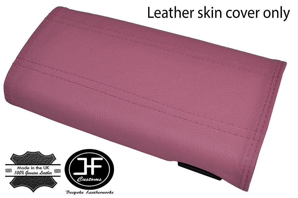 PINK LEATHER ARMREST COVER FOR MAZDA MX5 MK1 NA 1989-1998 CUSTOM NEW MADE IN UK