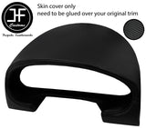 BLACK STITCH SPEEDO GAUGE HOOD CARBON VINYL COVER FOR MAZDA MX5 MK2 98-05 JF1