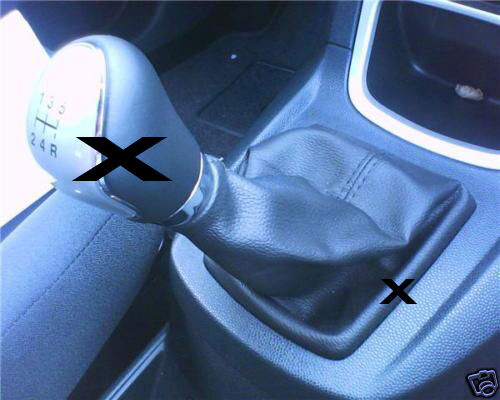 FITS FORD FIESTA MK7 GEAR GAITER 2008-2011 CUSTOM NEW MADE IN UK