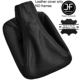 BLACK & BLACK REAL GENUINE LEATHER MANUAL GEAR GAITER FITS JEEP WRANGLER 11-17