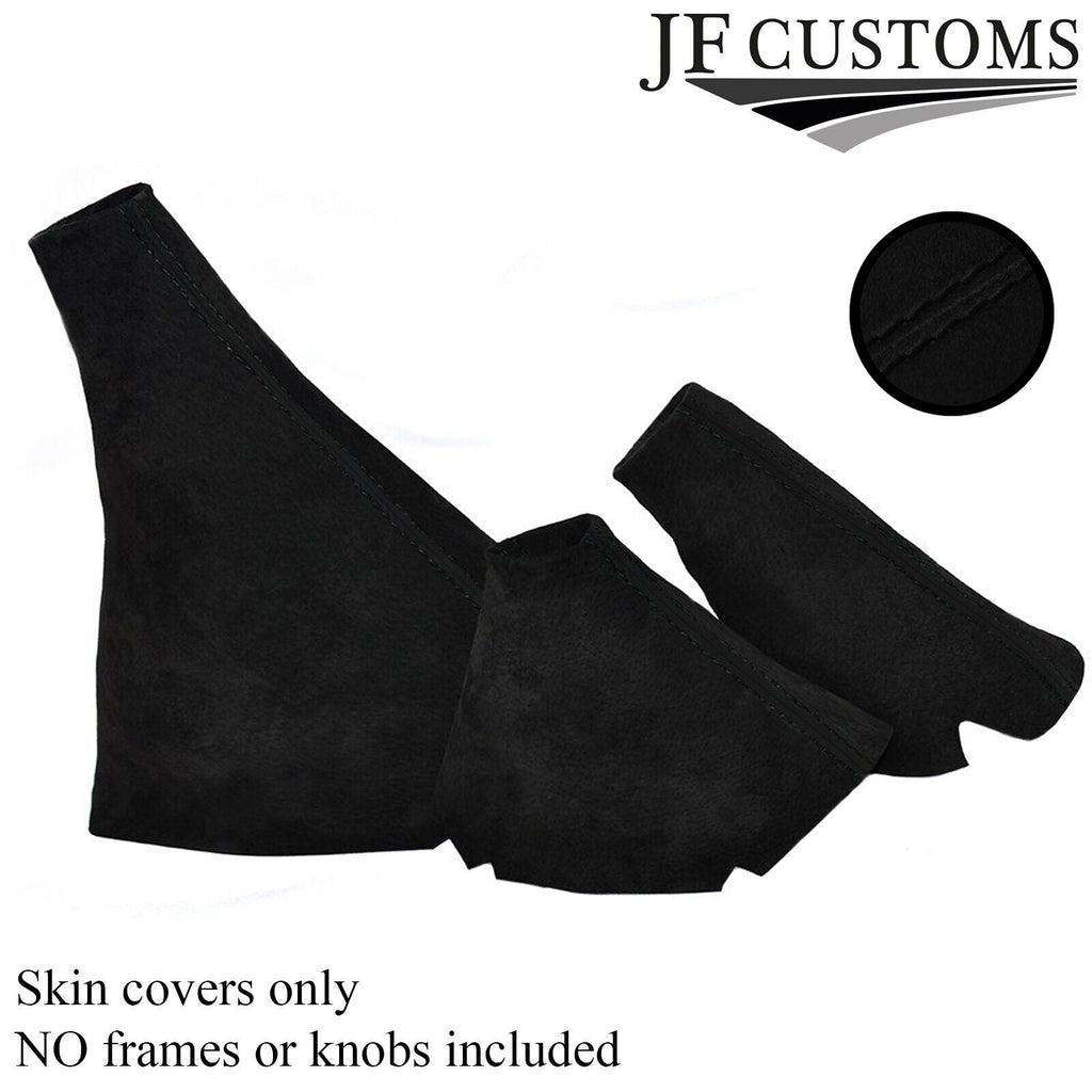 BLACK STITCH SUEDE GEAR HILOW HANDBRAKE FITS LAND ROVER DISCOVERY MK1 MK2 95-04