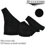 BLACK STITCH SUEDE GEAR HILOW HANDBRAKE FITS LAND ROVER DISCOVERY MK1 MK2 95-04