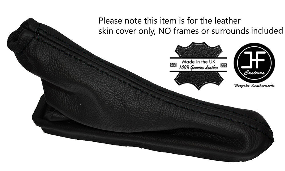 BLACK STITCH LEATHER HANDBRAKE GAITER FITS VW VOLKSWAGEN GOLF MK7 JETTA 13-16