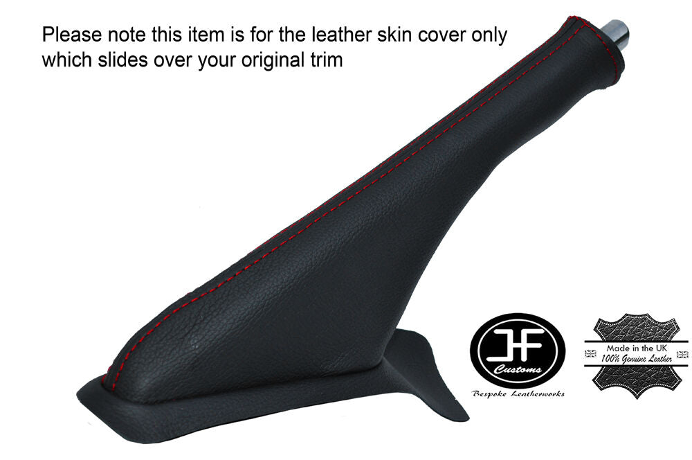 RED STITCHING LEATHER HANDBRAKE GAITER FITS HONDA CIVIC & TYPE R 1991-2001