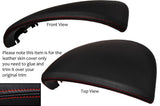 RED STITCH SPEEDO GAUGE HOOD LEATHER COVER FITS PORSCHE CAYENNE 2002-2010