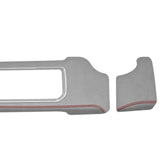 D RED STITCH L GREY SUEDE 2X DASH TRIM COVERS FOR RANGE ROVER SPORT L494 13-21