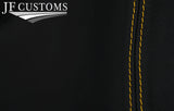 YELLOIW STITCH TOP-GRAIN LEATHER DASH DASHBOARD COVER FITS ALFA ROMEO 147 01-10