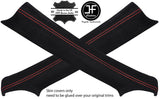 RED STITCH 2X A POST PILLAR SUEDE COVERS FITS DODGE VIPER 2003-2010 CUSTOM NEW