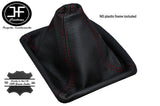 RED STITCH FITS MERCEDES C CLASS W204 2007-2014 GEAR GAITER REAL LEATHER
