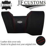 RED STITCH ITALIAN LEATHER UNDER STEERING TRIM COVER FOR RANGE ROVER P38 94-02
