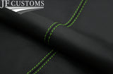 GREEN STITCH 3X DASH TRIM LEATHER SKIN COVERS FITS LAND ROVER DEFENDER 07-14