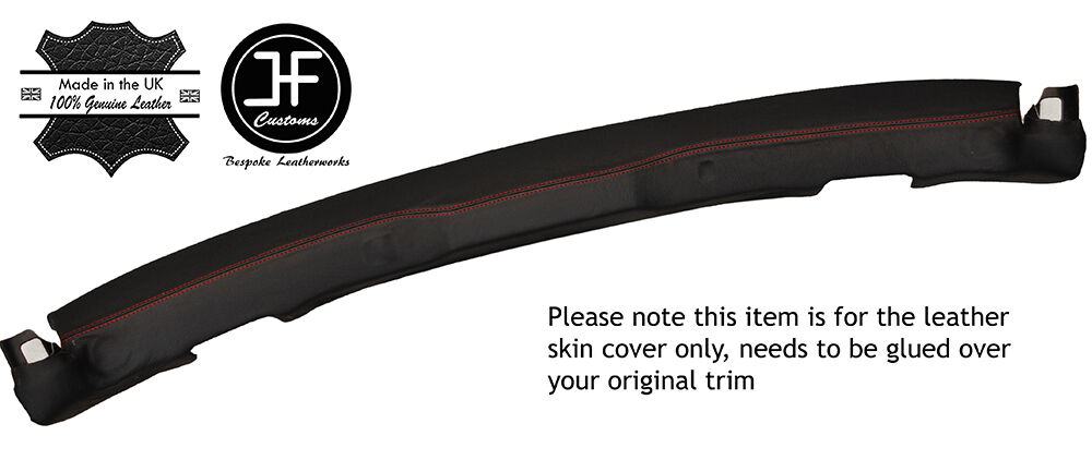 RED STITCH FRONT TOP HEADLINER PANEL LEATHER COVER FITS CORVETTE C6 2005-2013
