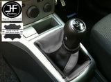 BLACK GREY FITS OPEL VAUXHALL ASTRA H MK5 MKV STICK GEAR GAITER LEATHER