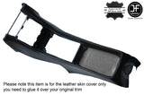 BLACK STITCHING CENTER CONSOLE LEATHER COVER FITS MERCEDES SL C107 R107 71-89