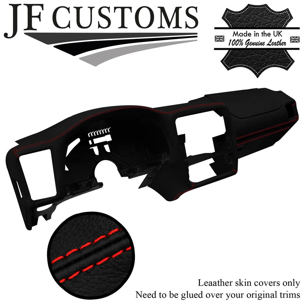RED STITCH TOP-GRAIN LEATHER DASH DASHBOARD COVER FOR CHEVROLET CAMARO 98-02
